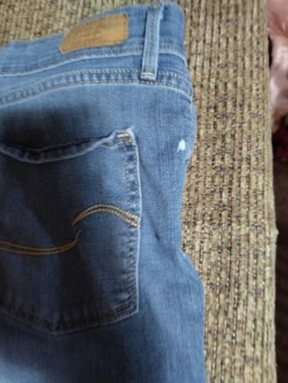 Signature Levi Strauss Modern Bermuda 9" Cuffed Shorts, Sz 14 Mid Wash Stretch - Picture 9 of 9